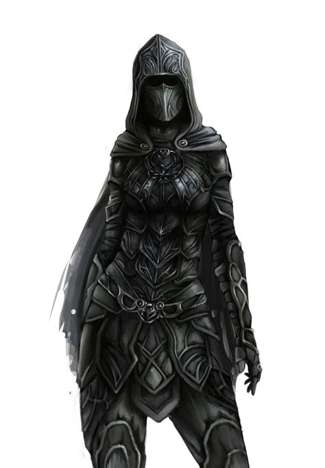 annother picture of skyrim armour fantasy assassin female assassin