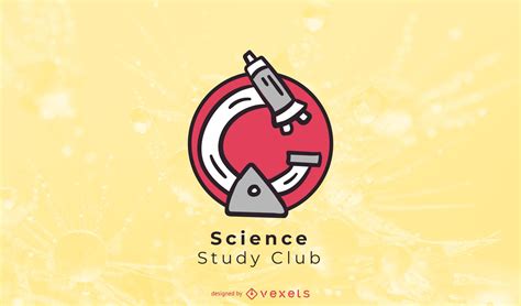 science club logo design vector