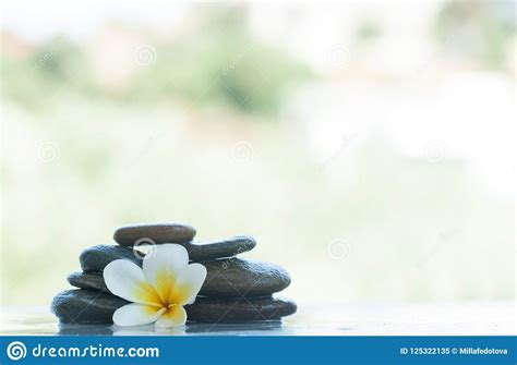 spa objects  massage treatment  sunlight stock image image