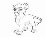 Vitani Coloring Pages Character Lion King Kopa sketch template