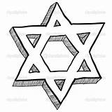 Star David Jewish Symbol Illustration Vector Doodle Religious Symbols Sketch Style Stock Religion St Depositphotos Stars Draw Number Do Google sketch template