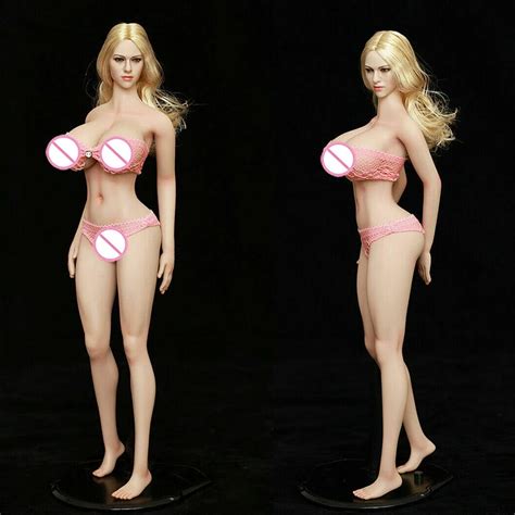 In Stock 1 6 Scale Girl Super Big Breast Action Figure Silicone