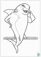 Coloring Shark Tale Pages Dinokids Colouring Popular Close Coloringhome Comments sketch template