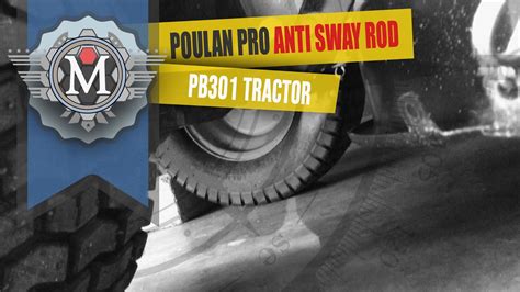 anti sway rod poulan pro pb youtube