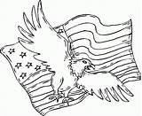 Coloring Pages American Symbols Eagle Native Revolution July Drawing Printable 4th Patriotic Flag Patriots Color Patriot Kids Trade Center Kachina sketch template