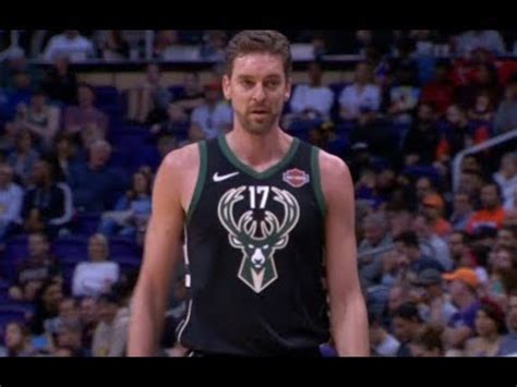 pau gasol bucks debut highlights  suns rsg  youtube