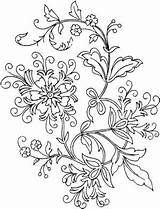 Coloring Pages Flower Flowers Printable Adult Adults Abstract Patterns Wood Print Burning Vine Simple Color Kids Embroidery Designs Printables Colouring sketch template