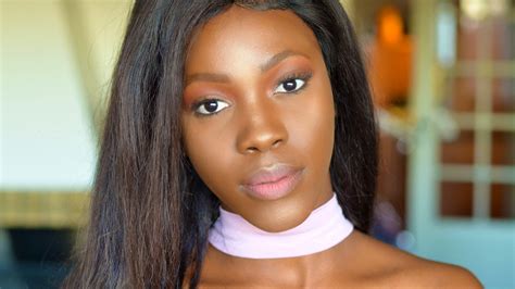 no makeup makeup tutorial everyday makeup for black women sarita robert youtube
