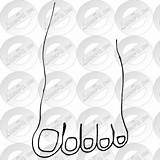 Toes Outline Clipart Watermark Register Remove Login sketch template
