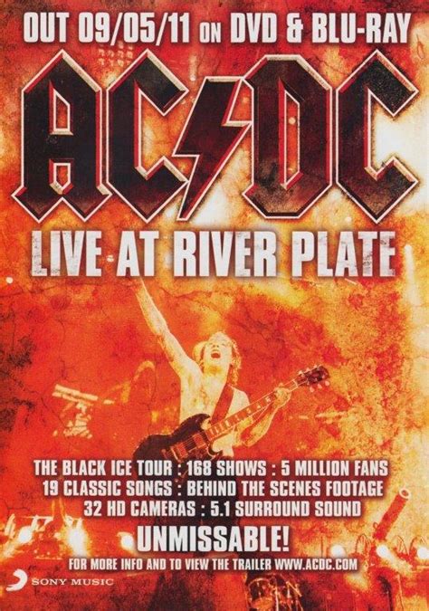 Ac Dc Live At The River Plate Poster Prints4u