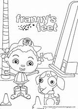 Feet Franny Coloring Pages Frannys Preschool Handcraftguide Zip sketch template