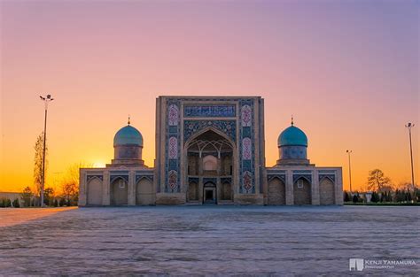 Hd Wallpaper Sunset Mosque Photographer Uzbekistan Kenji Yamamura