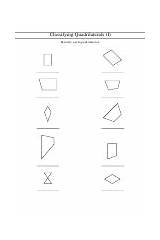 Quadrilaterals Answer Key Classifying Worksheet Pdf sketch template