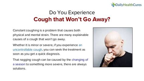 How To Treat Cough That Wont Go Away