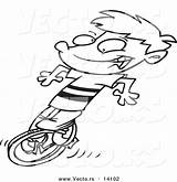 Unicycle Toonaday Vecto Rs sketch template