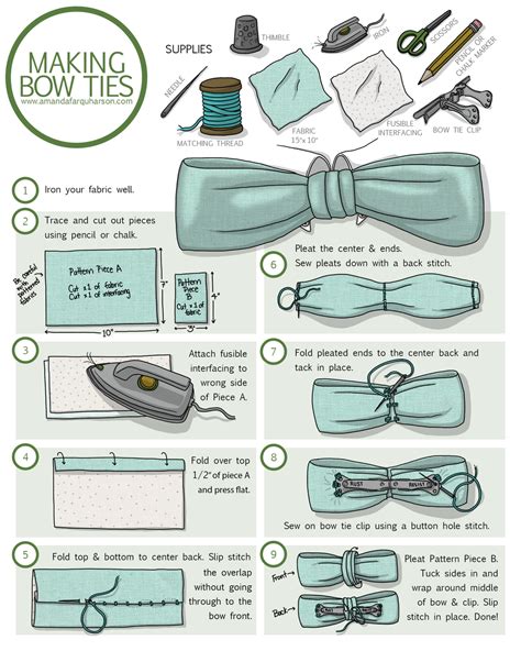 clip  bow tie amanda farquharson