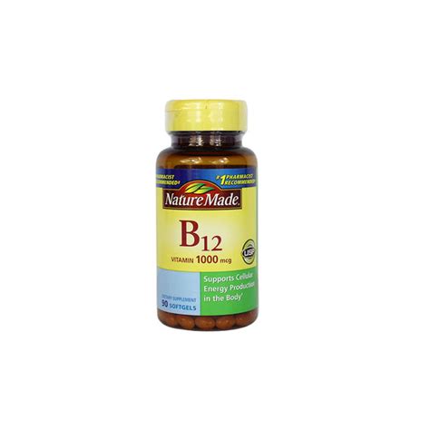 Nature Made Vitamin B12 1000 Mcg 90 Softgels Trans Recovery Supply