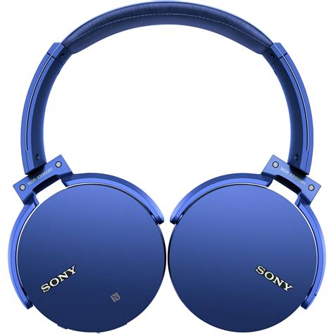 sony xbb extra bass bluetooth headphones blue mdrxbbl