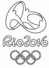 Coloring Pages Olimpic Rio Games Brazil Kids sketch template