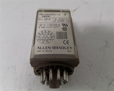 allen bradley vdc  pin relay  haz   series  ebay