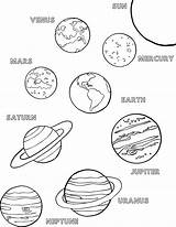 Coloring Planet Space Sheets Solar Pages System Order Printable Color Kids Sheet Teach Choose Board sketch template