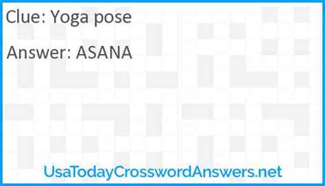 yoga pose crossword clue usatodaycrosswordanswersnet