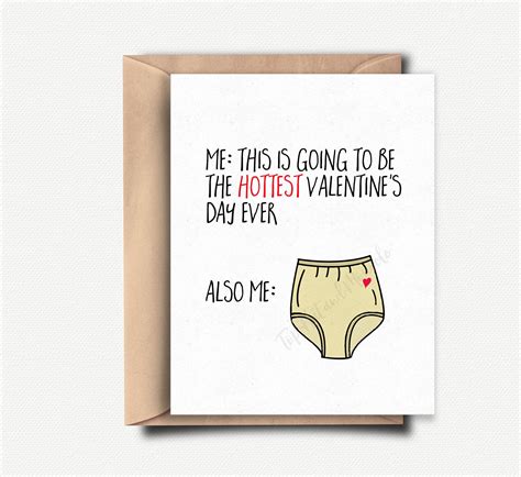 Funny Valentines Day Card For Him Sexy Valentine Card