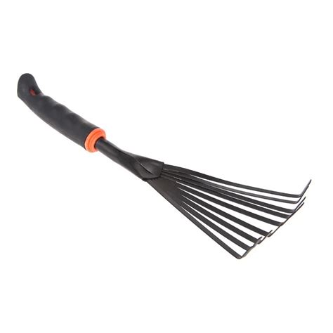 pc portable mini  teeth steel rake  home garden transplanting tool  hot  rake