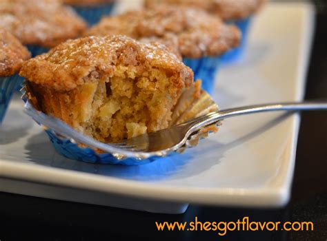 Moist Apple Cinnamon Streusel Muffins – Shes Got Flavor