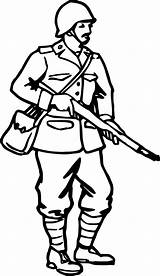 Soldier Coloring Man Pages Wecoloringpage sketch template