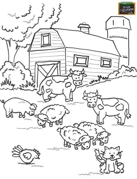 farmfamilycolorpageweek farm animal coloring pages farm coloring