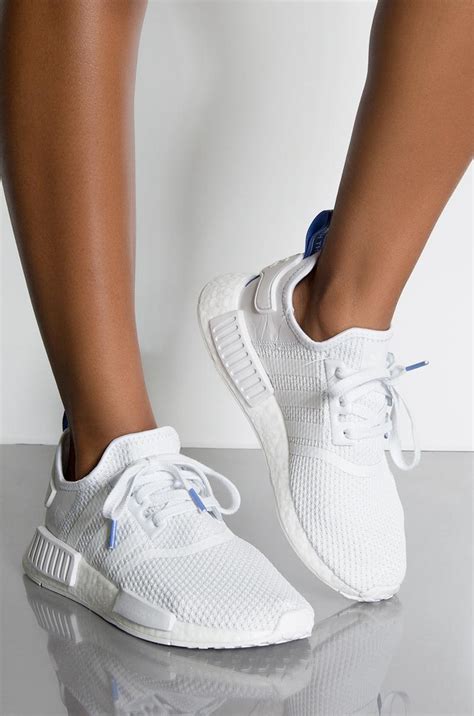 adidas rubber womens nmd    white lyst