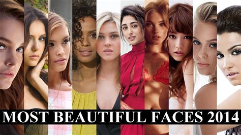 the 100 most beautiful faces of 2014 youtube
