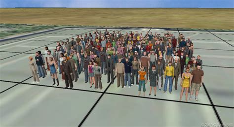 people  square metre visualisation risk analysis crowd