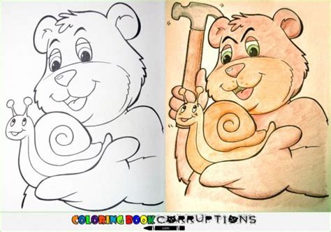 Corrupted Coloring Book Pages Neatorama