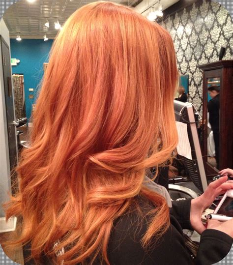 Copper Gold Blonde Hair Color Hair Makeup Red Brown Hair