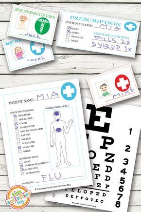 doctor pretend play kids printables dramatic play preschool pretend