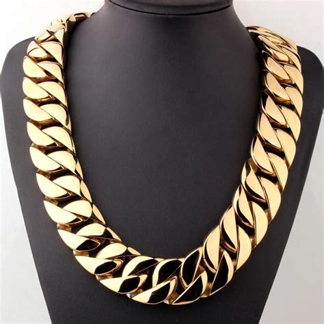 miami gold cuban chain necklace  bracelet    orcm mm
