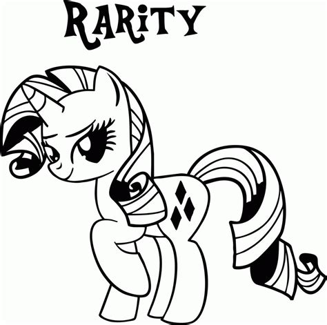 coloring page    pony rarity   coloring page    pony