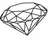 Diamond Drawing Draw 3d Coloring Outline Sketch Simple Drawings Easy Pencil Diamonds Clipart Clip Printable Pages Getdrawings Heart Realistic Color sketch template
