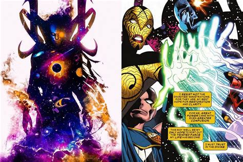 marvel comics eternity origin abilities  connection  infinity explored