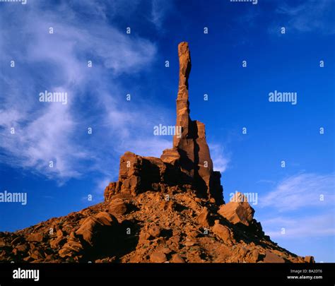 totem pole  sunset monument valley arizona usa stock photo alamy