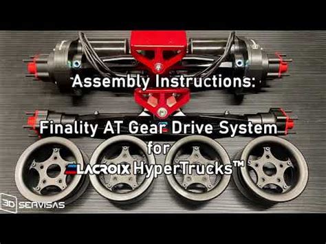 finality  gear drive assembly video youtube