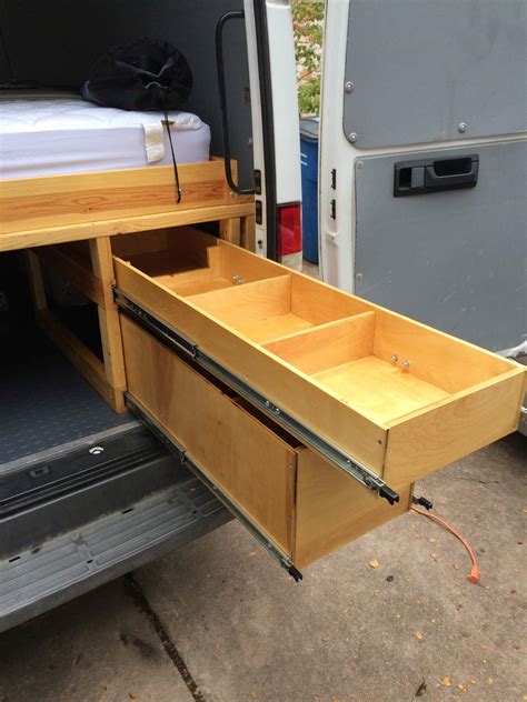 heavy duty storage drawers  sprinter vans sprinter camper
