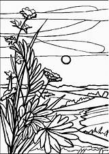 Coloring Pages Landscape Landscapes Adults Colouring Landschaften Winter Malvorlagen Landscaping Sheets Where Getdrawings Search Google Print Sheet Clipartmag Land sketch template