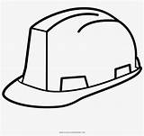 Casco Dibujo Seguridad Hat Hard Coloring Pages Pngkey Clipartkey Transparent sketch template