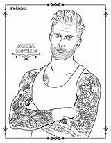 Coloring Pages Men Adult Printable Book Hollywood Maserati Hottest Drawing Colouring Color Hair Guys Getcolorings They Blake Dachsunds Adam Sheknows sketch template