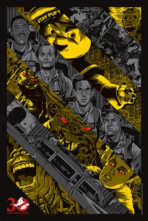 ghostbusters themed art prints  characters    film