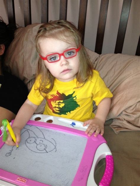 My Daughter Got Glasses Everything She Draws Now Wears Glasses Too Aww