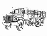 Truck Coloring Pages Army Military Sheet Boys Drawing Print Kids Color Sheets Trucks Vehicles Vehicle Printable Tanks Popular Monster Kidd sketch template
